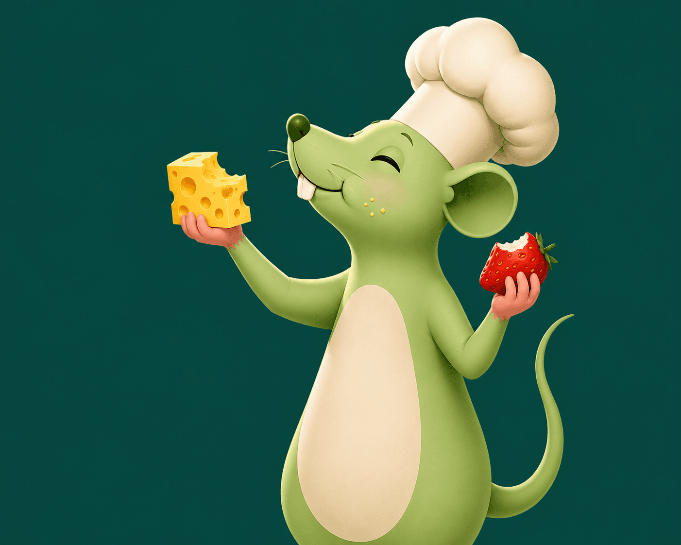 The Kokit chef mouse mascot